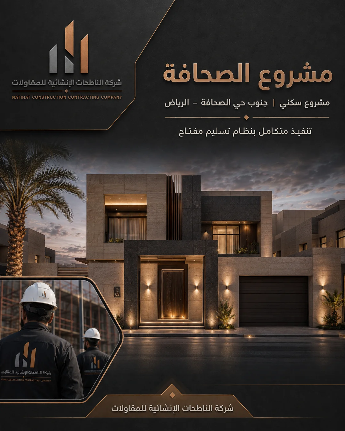 مشروع سكني – جنوب حي الصحافة بالرياض